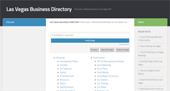 Desktop Screenshot of lasvegasbusinessdirectory.org